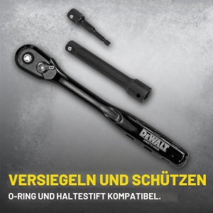 Set de chei cu clichet DEWALT DWMT74739, 23 piese, 12 inch, otel CR-440 - Img 4