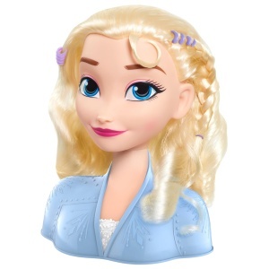 Set de coafare Elsa Frozen 2 Deluxe 20cm cu 14 accesorii pentru fete de la 3 ani - Img 1