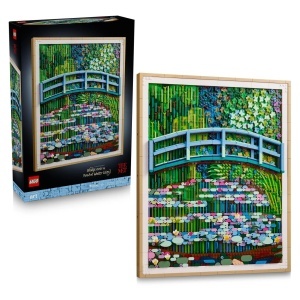Set de Constructie LEGO Art Claude Monet - Briza de pe Seerosentei - 3179 piese