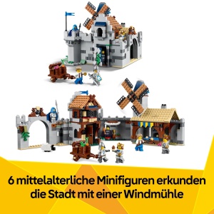 Set de Constructie LEGO Creator Ritterburg 3-in-1, 1371 piese, 6 figurine - Img 6