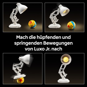 Set de Constructie LEGO Ideas Disney Pixar Luxo Jr. 21357, 613 piese, decorativ - Img 5