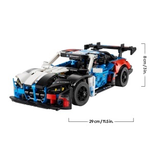 Set de Constructie LEGO Technic BMW M4 GT3 EVO, 747 piese, cu motor V6 - Img 6
