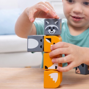Set de Constructie Melissa Doug Blockables - 16 piese, 9 blocuri din lemn, accesorii din fetru - Img 5