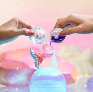 Set de creatie L.O.L. Surprise Mermaids Makeover Magic Tots, 6 figurine, lipgloss personalizat - Img 4