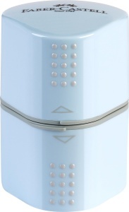 Set de creioane Faber-Castell Jumbo Grip, 3 piese, ergonomice, culoare sky blue - Img 4