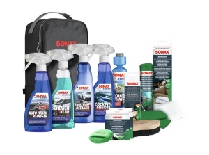 Set de curatare SONAX InnenraumScheibe (11 piese) - pentru interior si geamuri auto