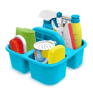 Set de curatenie Melissa Doug - 11 piese pentru jocuri de rol, pentru copii de la 3 ani