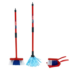 Set de curatenie pentru copii Theo Klein 6823, Vileda, rosu