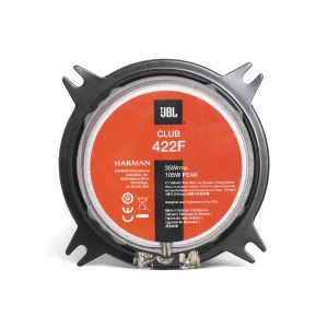 Set de difuzoare auto JBL Club 422F cu 2 cai de la Harman Kardon - cutii de difuzoare auto de 105 wati 10 cm | 100 mm | 4 inch, negru - Img 5