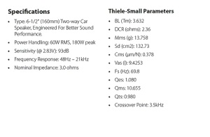 Set de difuzoare auto JBL Club 64 Gen 3-165mm de la Harman Kardon pentru un upgrade HiFi superior - 60W RMS, 180W max, sensibilitate ridicata, bas intens si raspuns impresionant la frecventa inalta - Img 9