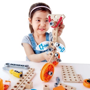 Set de experimente Hape Junior Inventor Deluxe STEM pentru copii 4 ani - Img 2