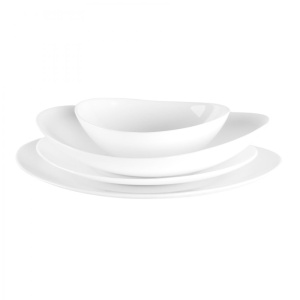 Set de Farfurii Karaca Pure 24 piese, pentru 6 persoane, din sticla, alb - Img 6