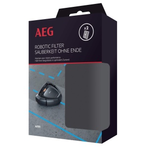 Set de filtre AEG AFR1 pentru RX9 (pachet dublu, 2 filtre XXL lavabile, filtrare optima, curatare usoara, inlocuire regulata a filtrului, capteaza polenul si alergenii, personalizat, negru/alb) - Img 1