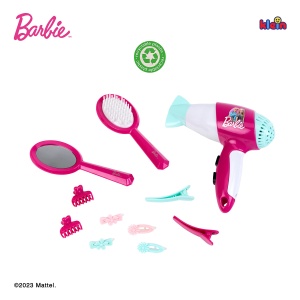 Set de Frisare pentru Copii Theo Klein 5790 cu Uscator de Par si Accesorii Barbie - Img 4