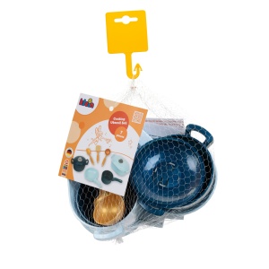 Set de gatit pentru copii Theo Klein, 5 piese, design modern, din plastic, pentru varsta 2 - Img 5