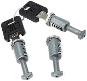 Set de incuietori pentru sine de acoperis Tiger argintiu
