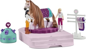 Set de Joaca Beauty Salon Schleich 42588, 99 Piese, Include Figurine - Img 4