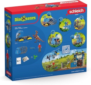 Set de Joaca cu Dinozauri Schleich 42604 Vehicul de Urmarire cu 5 Piese - Img 10