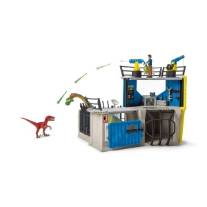 Set de joaca cu dinozauri Schleich - Statia de Cercetare 41462, 72 piese - Img 5