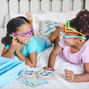 Set de joaca din lemn Melissa Doug Blues Clues pentru copii 3 ani, accesorii oftalmologice - Img 2