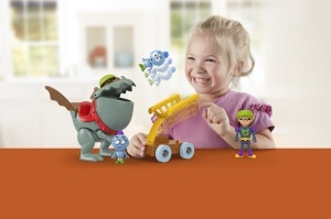 Set de Joaca Fisher-Price HGP55 - Cavaler cu Dragon si Catapulta, pentru copii de la 3 ani - Img 2