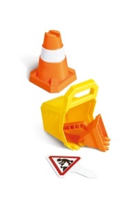 Set de joaca Hape Baustelle 4 piese, jucarii de exterior, pentru copii peste 3 ani - Img 3