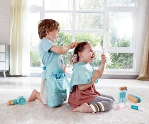 Set de joaca Hape Friseursalon pentru copii accesorii sigure ideal de la 3 ani - Img 3