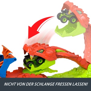 Set de Joaca Hot Wheels Monster Trucks Snake Slam Takedown cu Bone Shaker 164 - Img 3