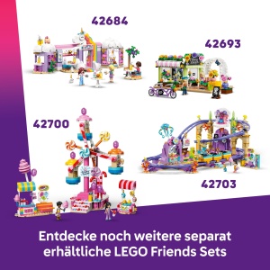 Set de Joaca LEGO Friends Carusel cu Cesti de Ceai 42702, 321 piese, pentru copii de la 7 ani - Img 8