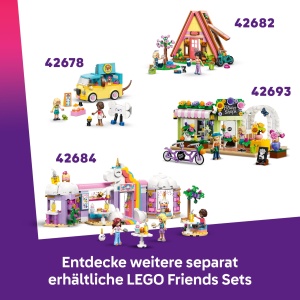 Set de Joaca LEGO Friends Teeparty in Padure - 116 Piese, 2 Figurine, Accesorii - Img 8