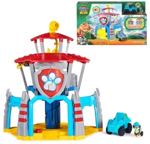 Set de Joaca PAW Patrol - HQ Dino Rettungs cu Figurina Rex si Vehicul