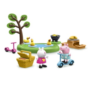 Set de Joaca Peppa Pig - Picnic cu 2 Figurine si 8 Accesorii, pentru Copii de 3 Ani si Peste - Img 3