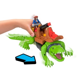 Set de joaca pirati Fisher-Price Imaginext Hai vs Crocodil JNB04 - Img 4