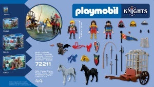 Set de Joaca Playmobil Cavalerii 72211 - Cursa cu Kutsche, Dracon si Armament - Img 6