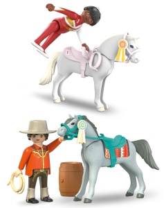 Set de Joaca PLAYMOBIL I Love Horses cu Cal si Cavalerie, pentru Copii de la 4 Ani