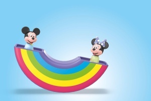 Set de Joaca PLAYMOBIL JUNIOR Disney Micky si Minnie, 16 piese, din plastic biobazat - Img 4