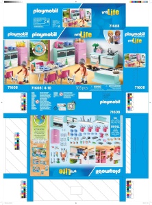 Set de joaca PLAYMOBIL MyLife 71608 - Bucatarie complet echipata, 105 piese, pentru copii de la 4 ani - Img 8