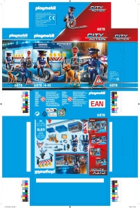 Set de Joaca Politie PLAYMOBIL - Straensperre cu 2 Figurine si Accesorii, 48 piese - Img 8