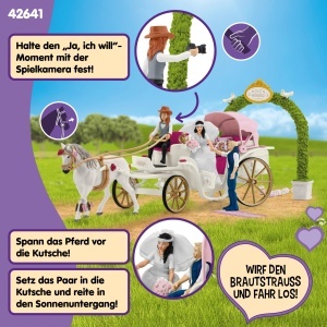 Set de Joaca Schleich - Caleasca de Nunta cu 106 Piese, pentru Copii de la 5 Ani - Img 4