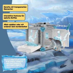 Set de Joaca Schleich ELDRADOR Battle CAVE Eisratte 42676, 40 Piese, pentru Copii de la 7 Ani - Img 8