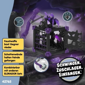 Set de Joaca Schleich ELDRADOR BattleCave Schattenspinne 42765, 33 Piese - Img 4