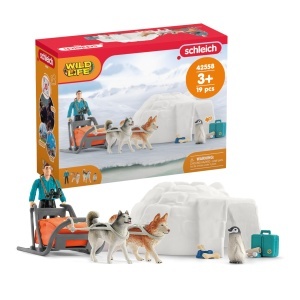 Set de Joaca Schleich - Expeditia Antartica 42558, 19 Piese, pentru 3 Ani