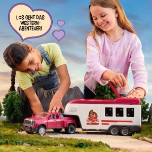 Set de Joaca Schleich Horse Club - Camion cu Remorca, 119 Piese, pentru Copii 5 - Img 2
