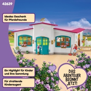 Set de Joaca Schleich Horse Club - Reithalle Peppertree 42639, 179 Piese, pentru Copii de la 5 Ani - Img 7
