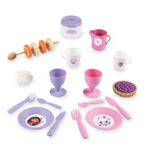 Set de joaca Smoby Gabbys Dollhouse, cos de picnic cu 21 piese, albastru - Img 6