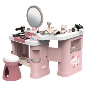 Set de joaca Smoby My Beauty Center, 3-in-1, cu efecte de lumini si sunet, 26 accesorii