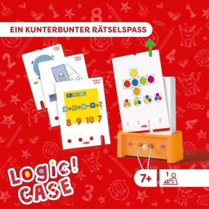 Set de Joc Logic HABA Logic CASE Starter Set 7 77 Sarcini, Joc de Calatorie, Autoevaluare - Img 3