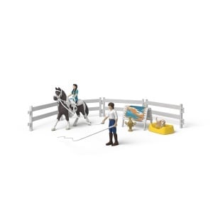 Set de joc Voltigier Kim de la schleich 19 piese pentru copii de la 5 ani - Img 1