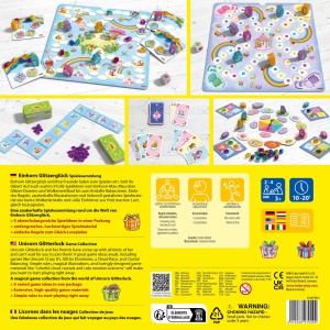 Set de jocuri HABA Einhorn Glitzergluck 9 in 1, pentru 2-4 jucatori, pentru copii de la 3 ani - Img 7
