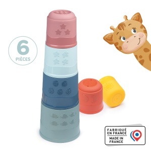 Set de jocuri pentru copii Smoby Magic Tower, 6 piese, colorat, din plastic - Img 2